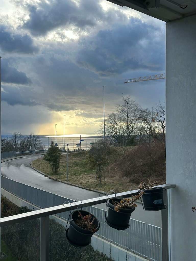 Appartement moderne de 3.5 pièces au 1er étage avec vue sur le lac